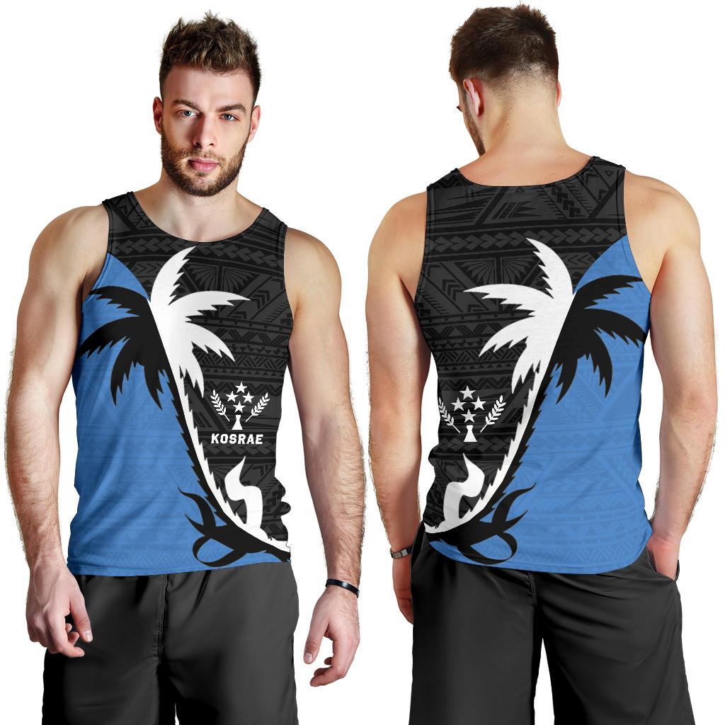 Kosrae Coconut Tree Men's Tank Top K4 - Polynesian Pride