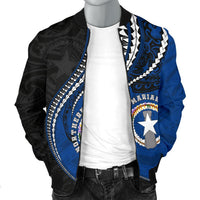 Northern Mariana Islands Men's Bomber Jacket Kanaloa Tatau Gen MP - Polynesian Pride