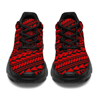 Polynesian Nation Red Chunky Sneakers - Polynesian Pride