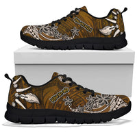 American Samoa Sneakers - Polynesian Boar Tusk - Polynesian Pride