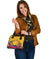 Polynesian Shoulder Handbags - Vanuatu Symbols With Hibiscus - Polynesian Pride