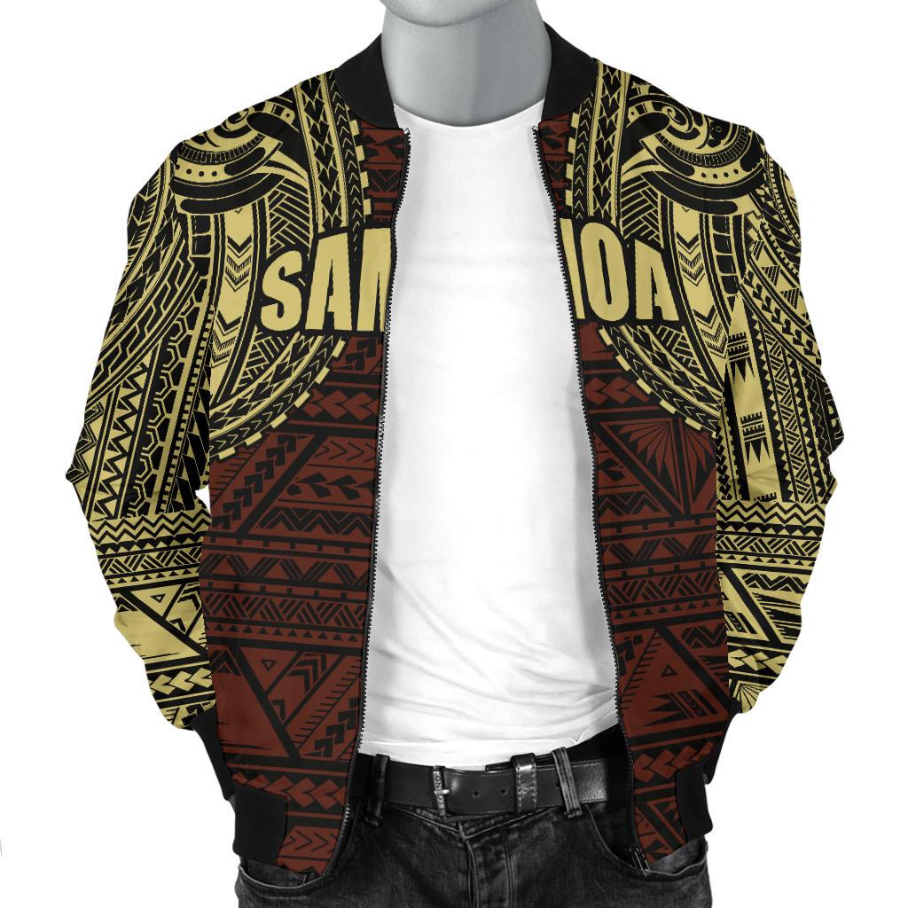 Samoa Men's Bomber Jacket - Spirit - Polynesian Pride
