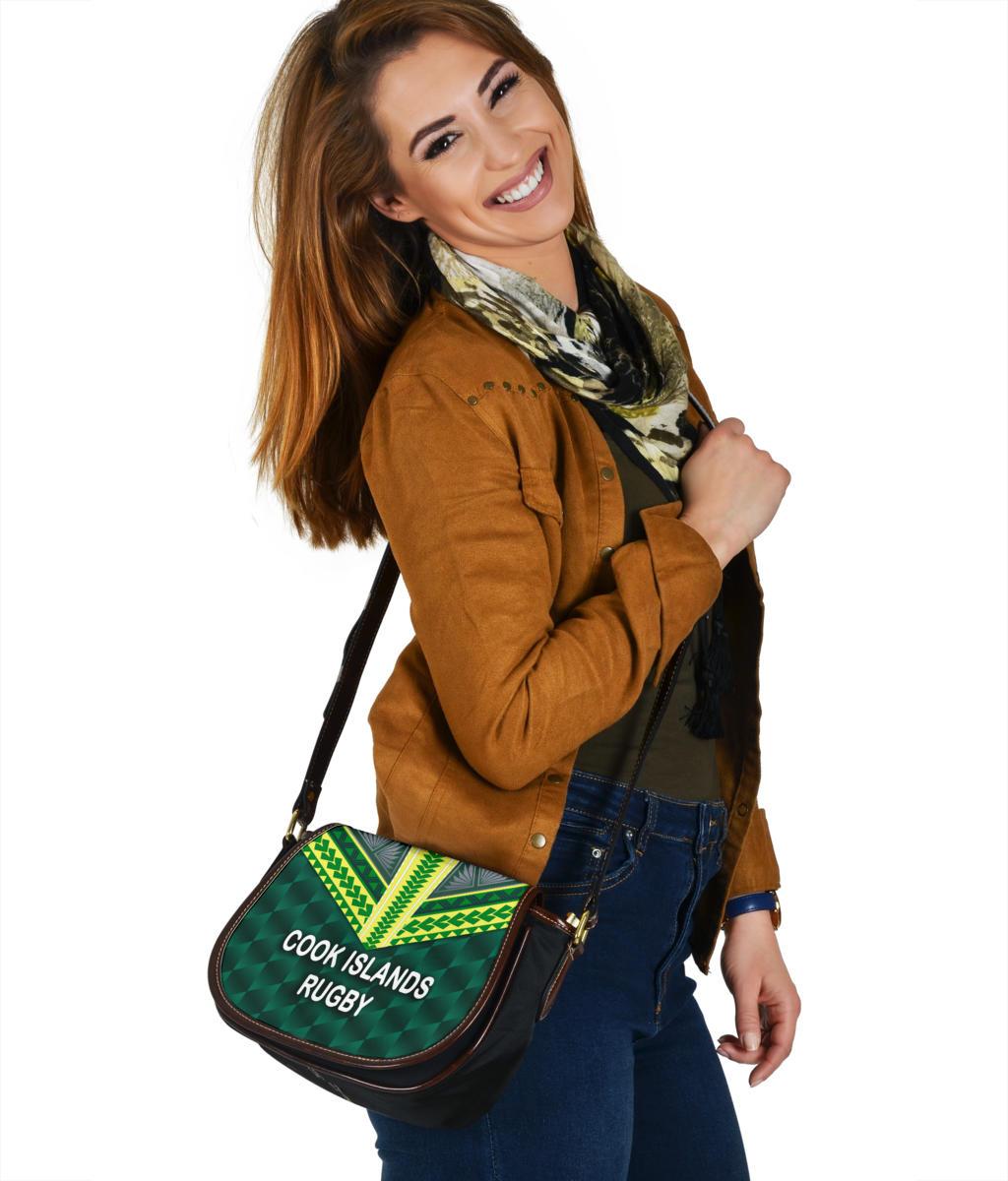 Cook Islands Ruby Leather Saddle Bag Style - Polynesian Pride