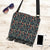 Hawaii Tropical Strelitzia Black Crossbody Boho Handbag - Polynesian Pride