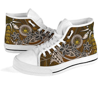 Samoa High Top Shoes - Polynesian Boar Tusk - Polynesian Pride