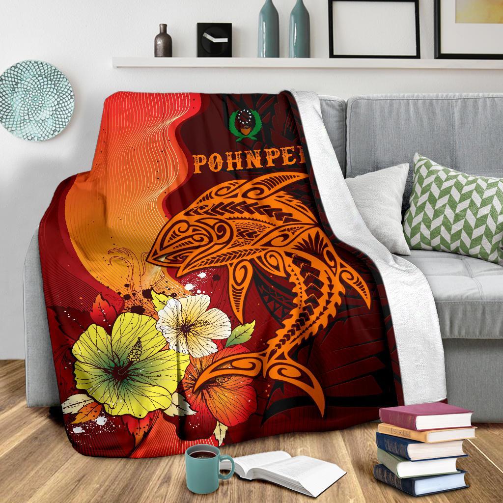 Pohnpei Premium Blankets - Tribal Tuna Fish - Polynesian Pride