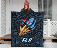 Fiji Premium Quilt - Fiji In Me (Blue) - Polynesian Pride