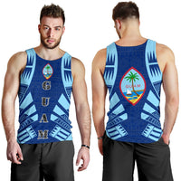 Guam Men Tank Top - Polynesian Tattoo Flag - Polynesian Pride
