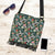 Hawaii Tropical Plumeria Pattern With Palm Leaves Crossbody Boho Handbag - Polynesian Pride