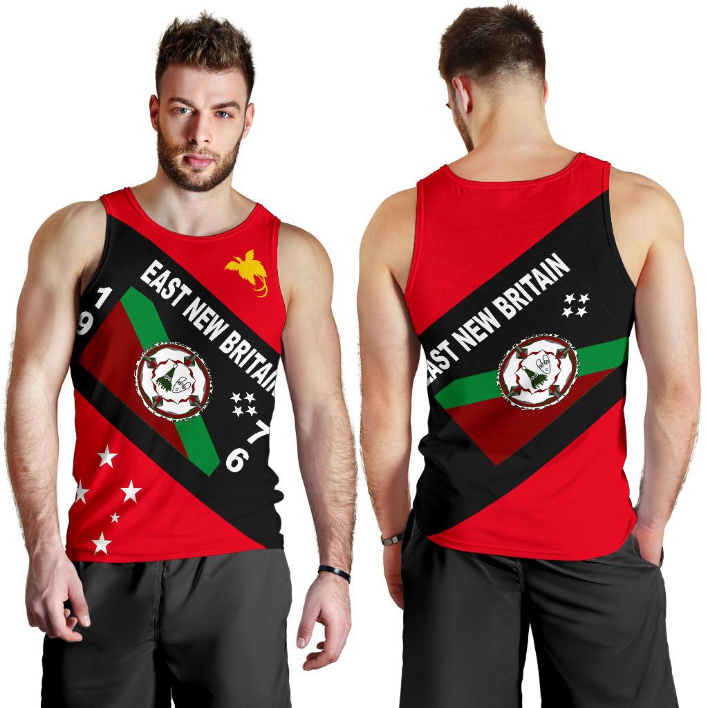 Papua New Guinea Men's Tank Top - East New Britain Province - Polynesian Pride