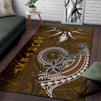 Chuuk Custom Personalised Area Rugs - Polynesian Boar Tusk - Polynesian Pride