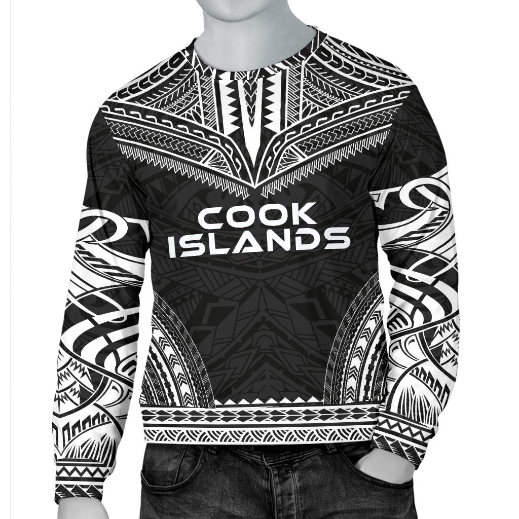 Cook Islands Sweater - Polynesian Chief Black Version - Polynesian Pride