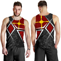 Rotuma Polynesian Men's Tank Top - Rotuman Flag - Polynesian Pride