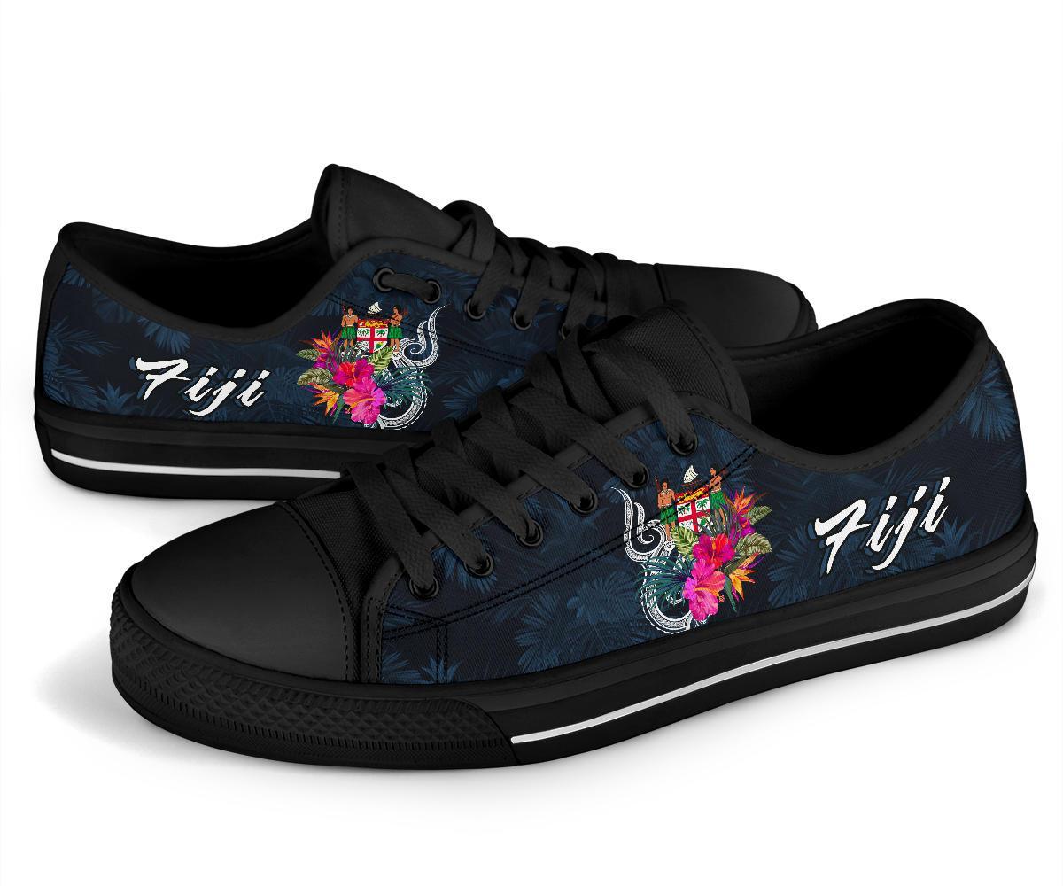 Fiji Polynesian Low Top Shoe - Tropical Flower - Polynesian Pride