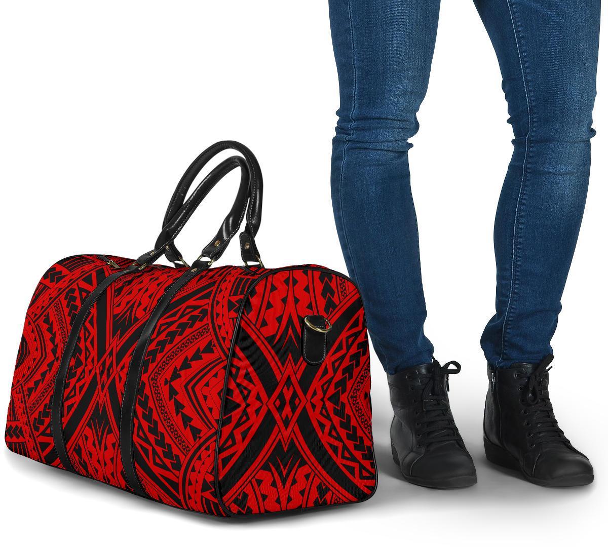 Polynesian Tradition Red Hawaii Travel Bag - Polynesian Pride