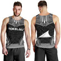 Tokelau Men's Tank Top - Polynesian Chief Black Version - Polynesian Pride