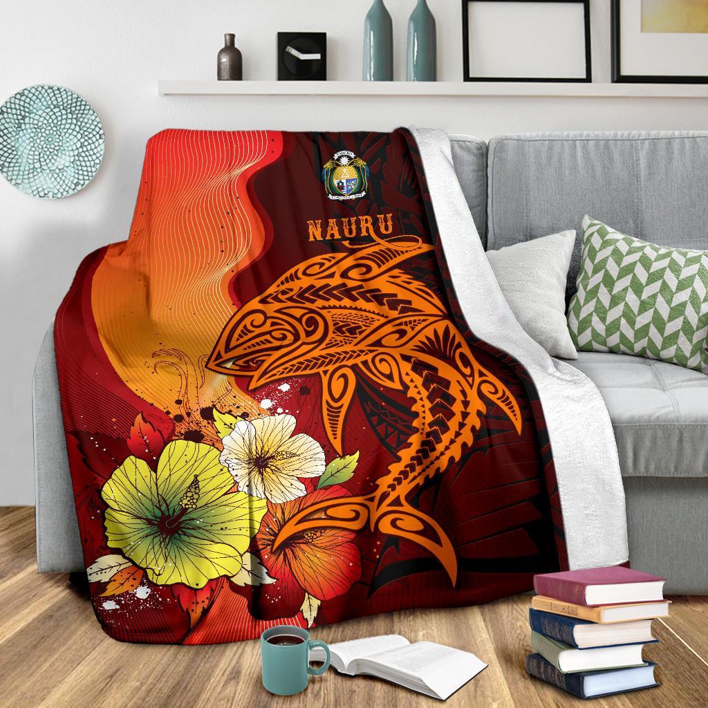 Nauru Premium Blankets - Tribal Tuna Fish - Polynesian Pride
