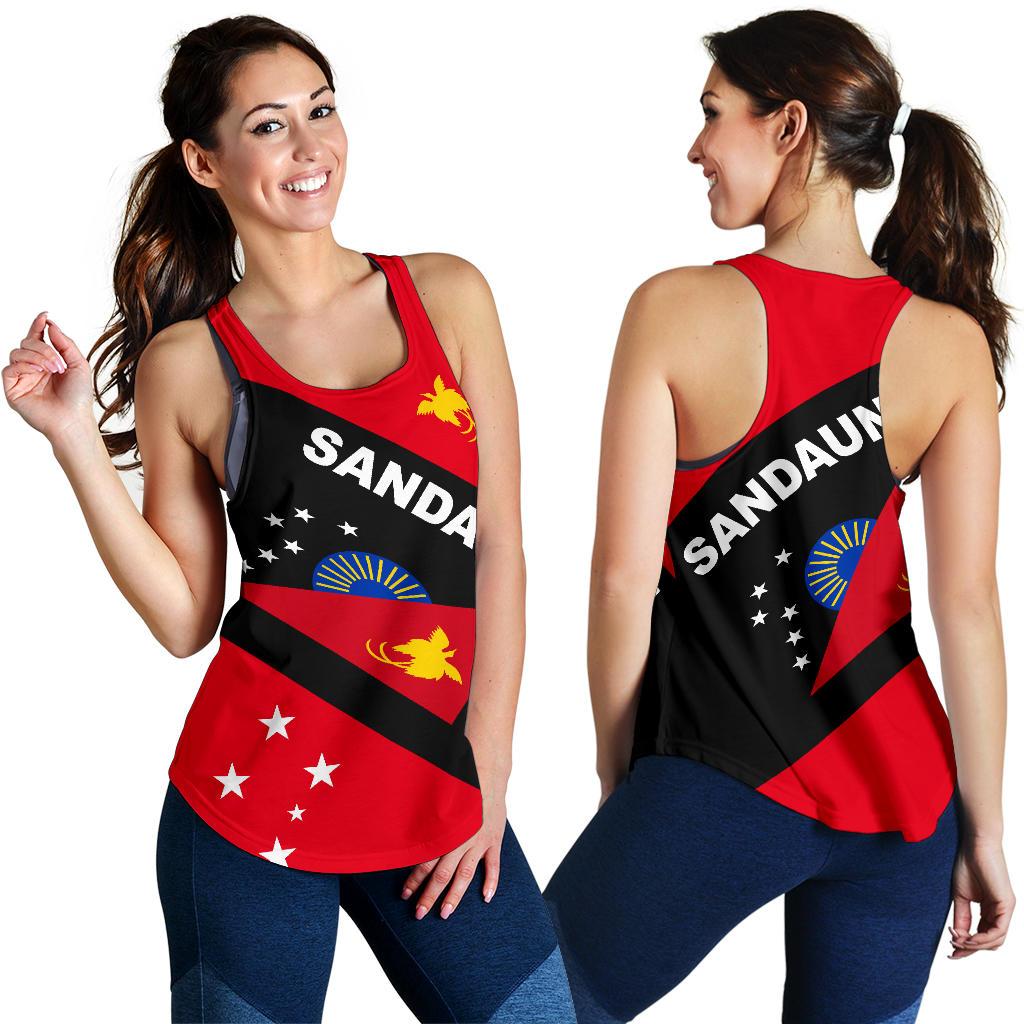 Papua New Guinea Women's Racerback Tank - Sandaun Province - Polynesian Pride