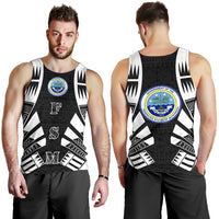 Federated States Of Micronesia Men Tank Top - Polynesian Tattoo Black - Polynesian Pride