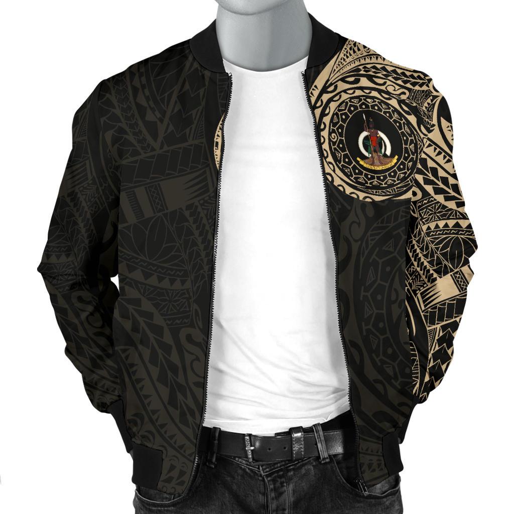 Vanuatu in My Heart Tattoo Men's Bomber Jacket - Polynesian Pride