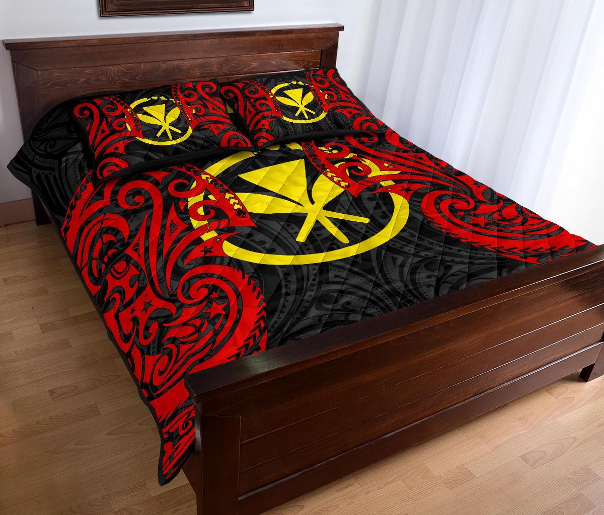 Polynesian Hawaii Quilt Bed Set - Hawaiian Spirit - Polynesian Pride
