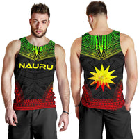 Nauru Men's Tank Top - Polynesian Chief Reggae Version - Polynesian Pride