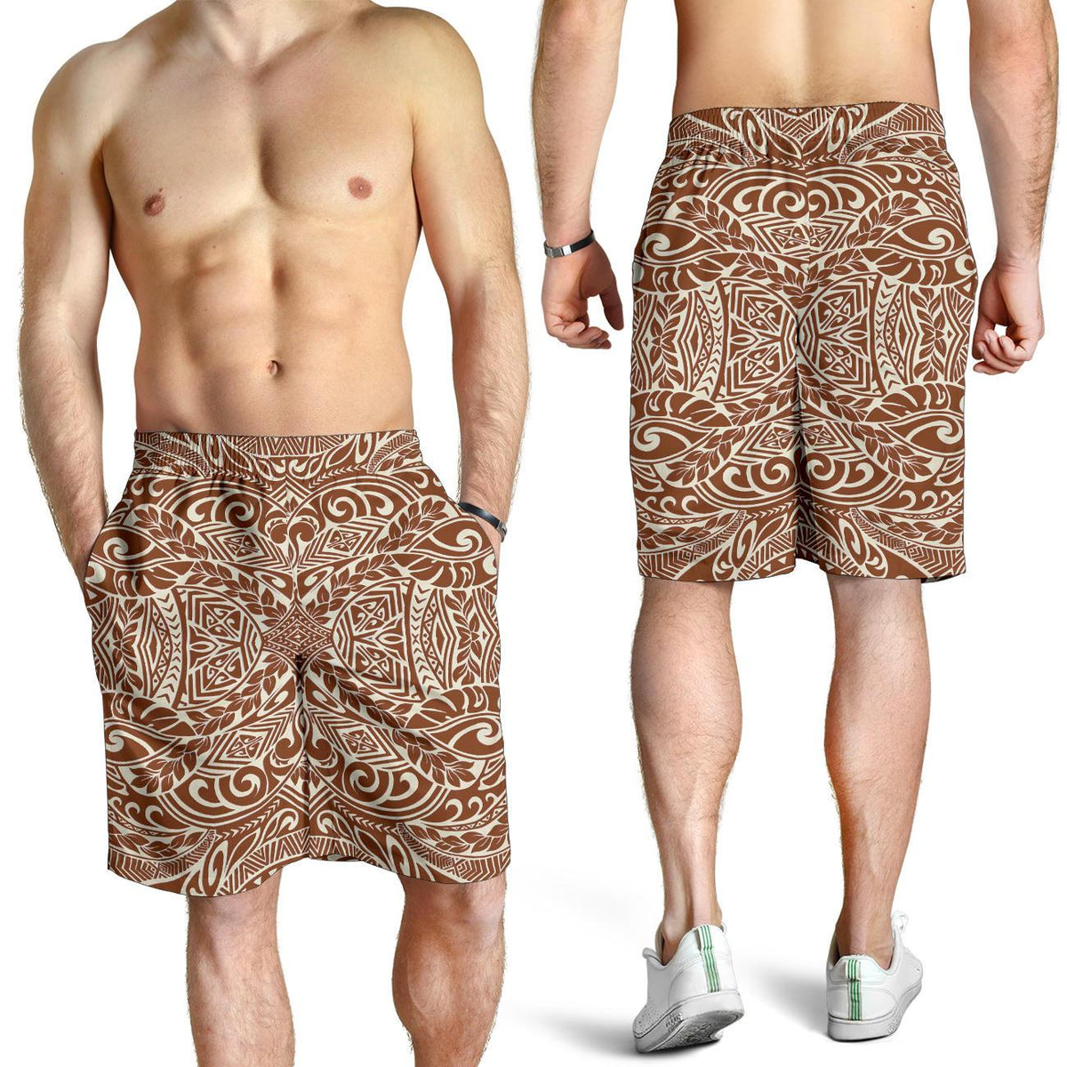 Polynesian Tribal Men's Shorts Grown - Polynesian Pride
