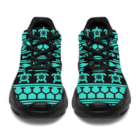 Polynesian tattoo tribal Turquoise Chunky Sneakers - Polynesian Pride