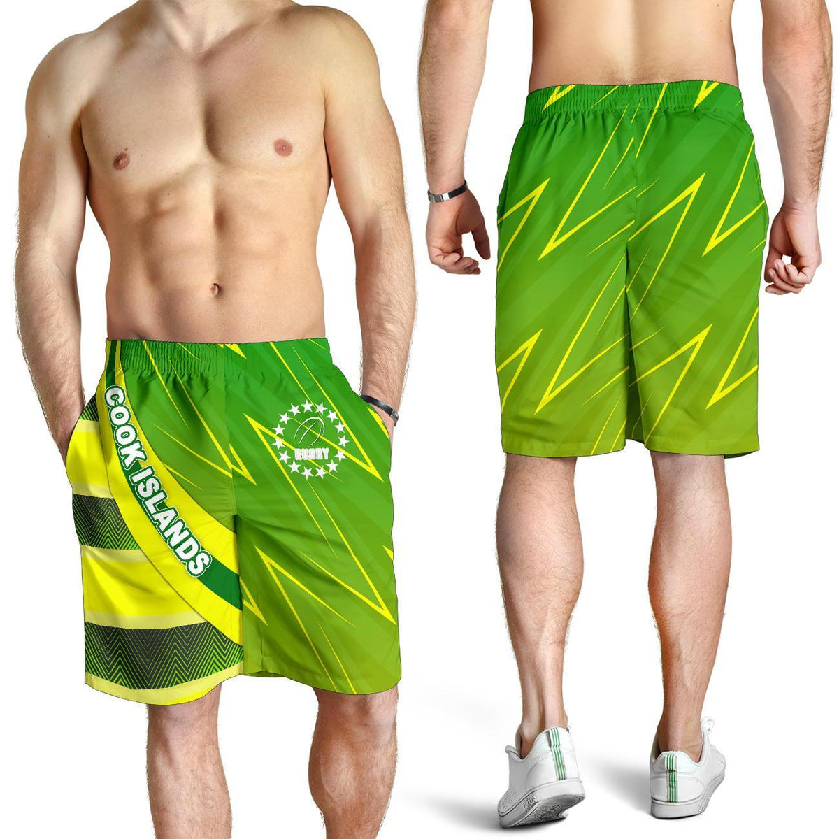 Combo Men Tank Top and Men Short Cook Islands Victorian Vibes - Polynesian Pride