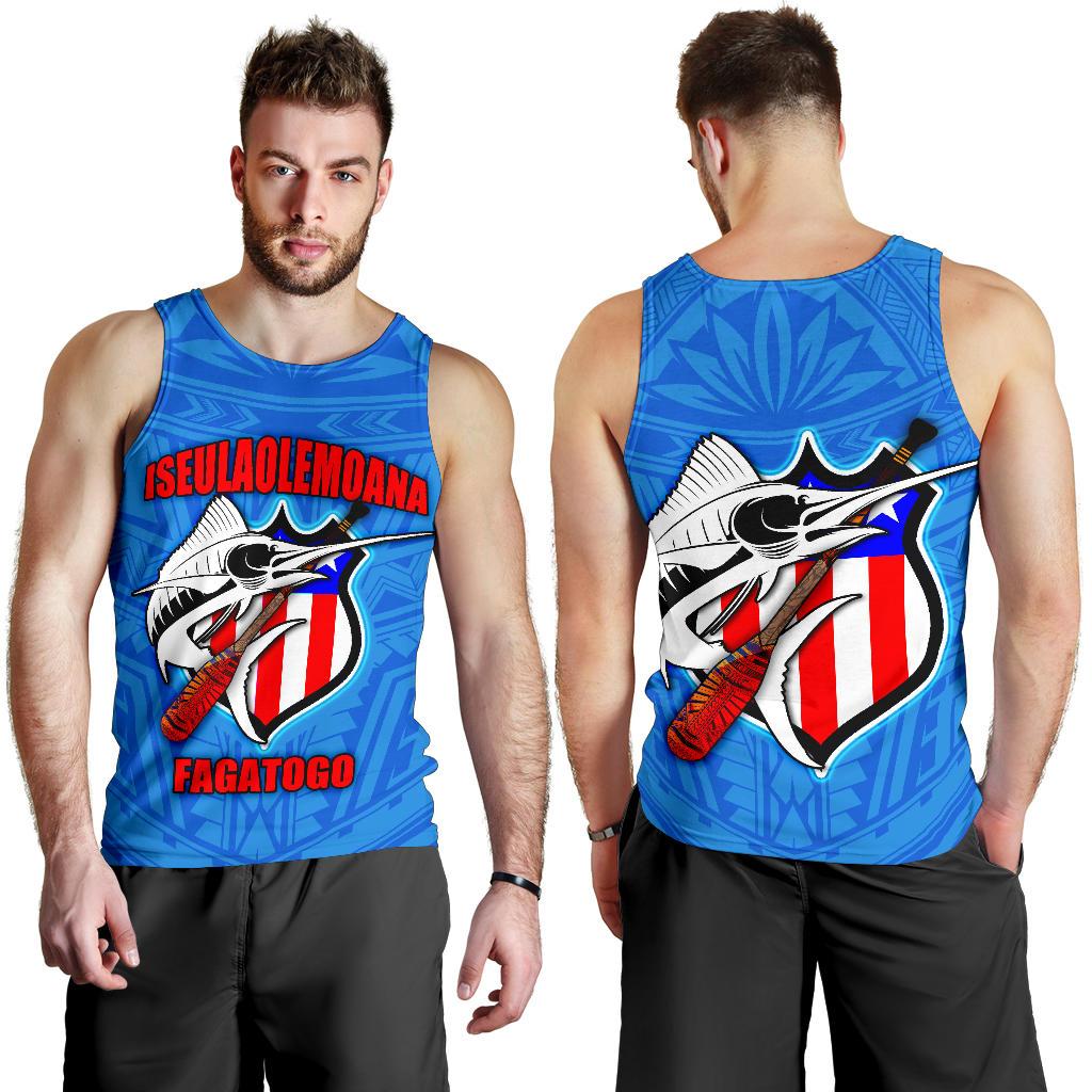 American Samoa Polynesian Men's Tank Top - Iseulaolemoana Fagatogo - Polynesian Pride
