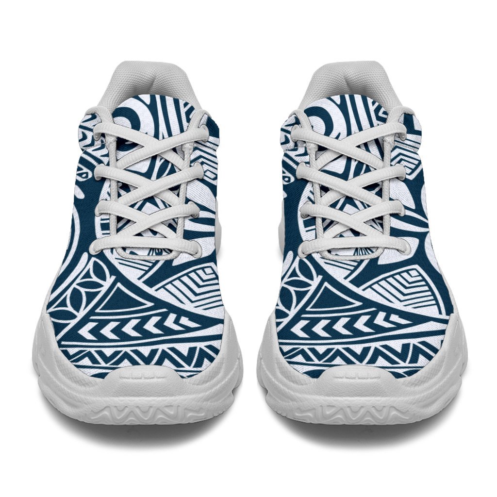 Polynesian hawaiian style tribal tattoo Chunky Sneakers - Polynesian Pride