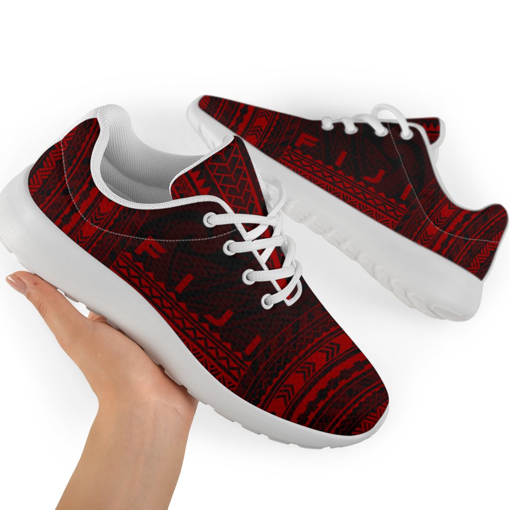 Fiji Sporty Sneakers - Polynesian Chief Red Version - Polynesian Pride