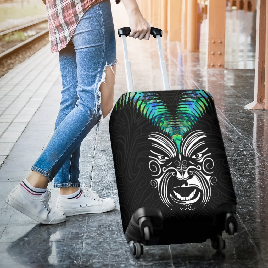 New Zealand Maori Moko Luggage Covers Paua Shell - Polynesian Pride