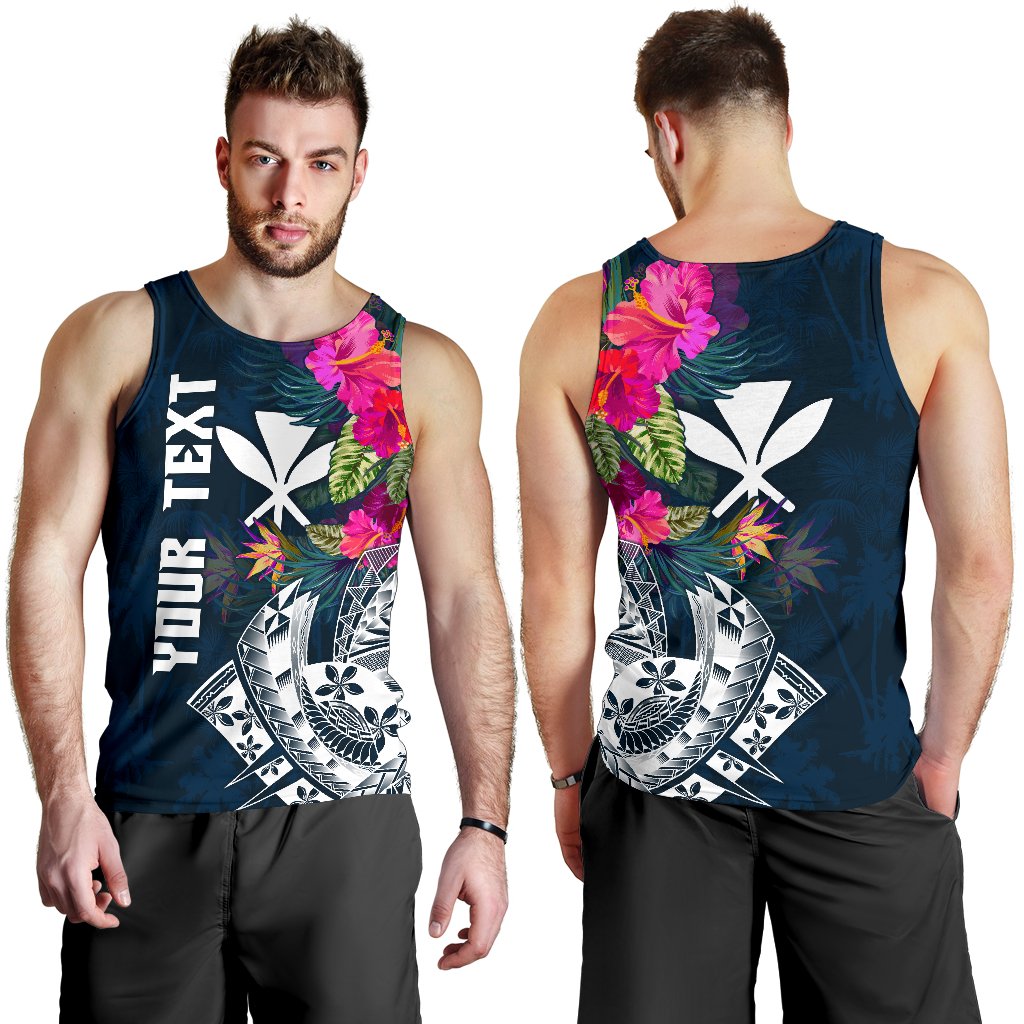 Polynesian Hawaii Custom Personalised Men's Tank Top - Summer Vibes - Polynesian Pride