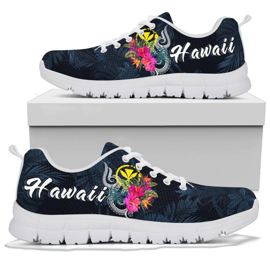 Hawaii Polynesian Sneakers - Tropical Flower - Polynesian Pride