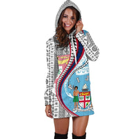 Fiji Hoodie Dress Kanaloa Tatau Gen FJ - Polynesian Pride
