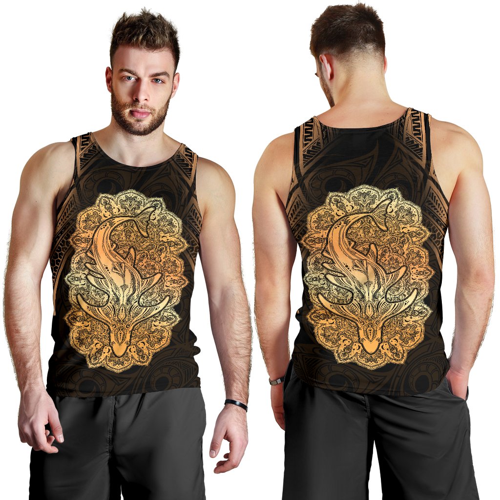 Wild Shark Polynesian Men's Tank Top - Polynesian Pride