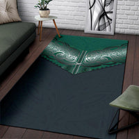New ZealandKoru Polynesian Tattoo New Zealand Area Rug - Polynesian Pride