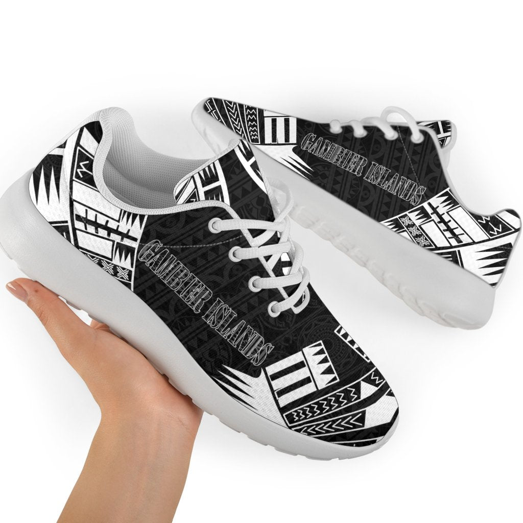 Gambier Islands Sport Sneakers - Polynesian Tattoo Black - Polynesian Pride