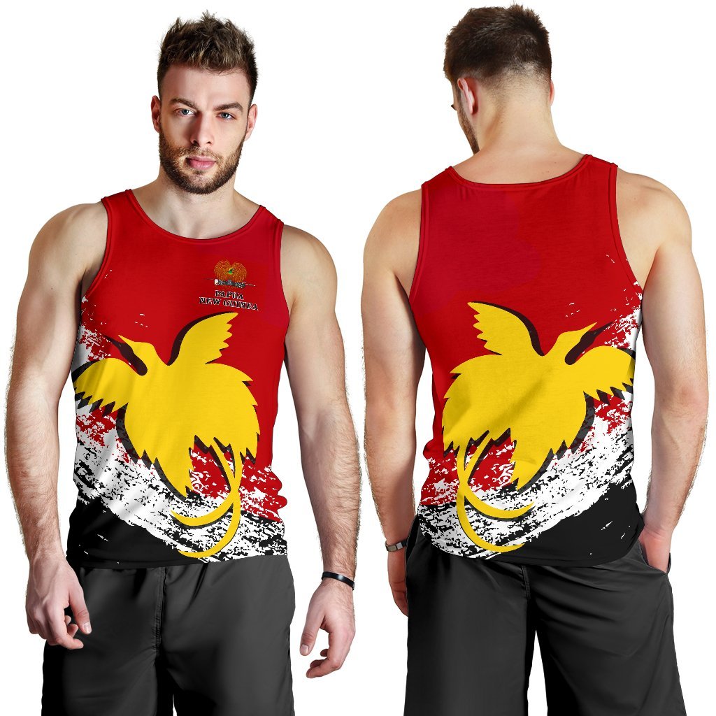 Papua New Guinea Special Tank Top A7 Black - Polynesian Pride