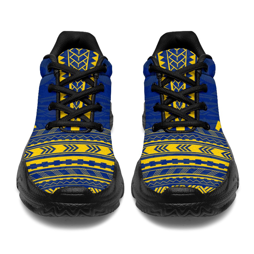 Tokelau Chunky Sneakers - Polynesian Chief Flag Version - Polynesian Pride