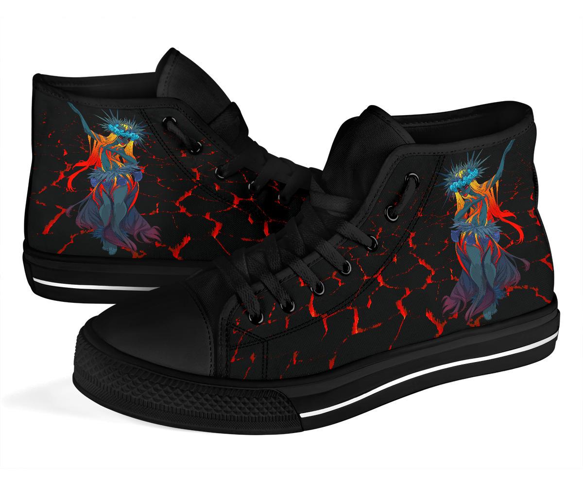 Hawaii Pele Mauna Kea High Top Shoe V.2 - Lava Style - Polynesian Pride