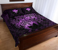 Hawaii Quilt Bed Set - Turtle Strong Pattern Hibiscus Plumeria Pink AH - Polynesian Pride