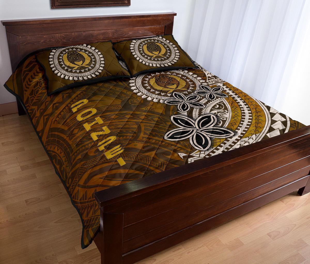 Pohnpei Quilt Bed Sets - Polynesian Boar Tusk - Polynesian Pride
