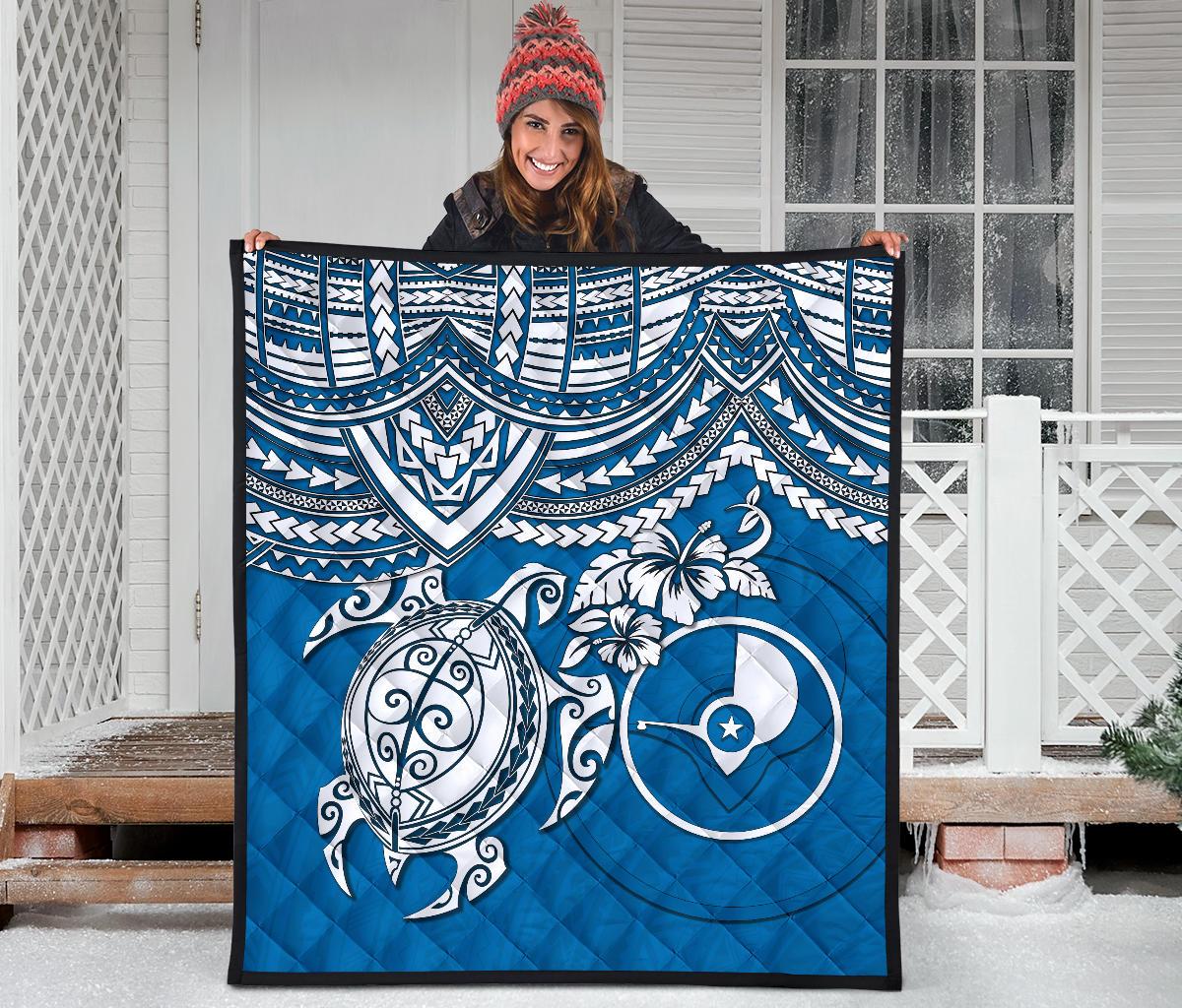 Yap Polynesian Premium Quilt - Polynesian Turtle - Polynesian Pride