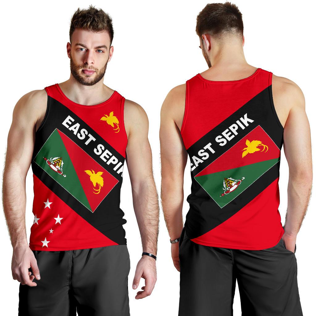 Papua New Guinea Men's Tank Top - East Sepik Province - Polynesian Pride