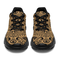 Polynesian Culture Gold Chunky Sneakers - Polynesian Pride