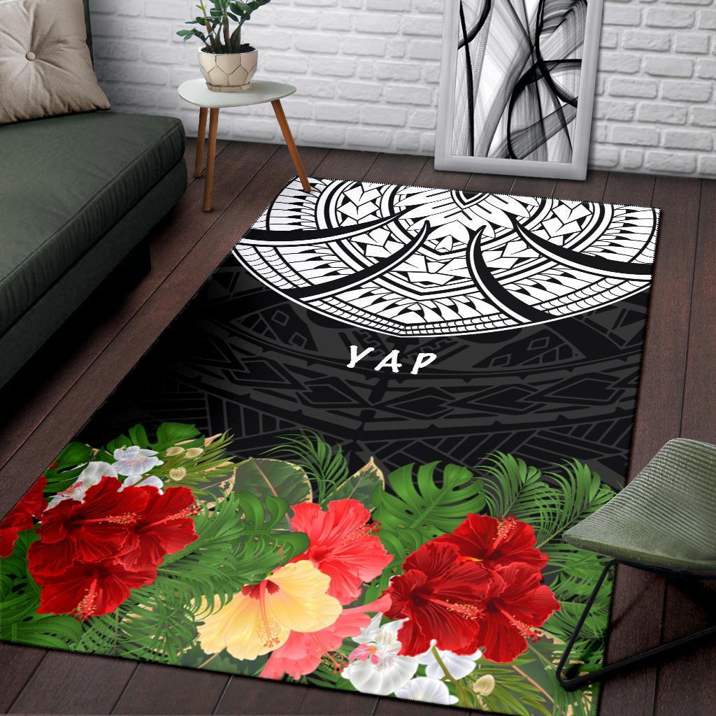 Yap Micronesian Area Rug - Ginger Lei Pattern - Polynesian Pride