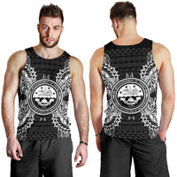 Federated States Of Micronesian Men Tank Top Map Black - Polynesian Pride
