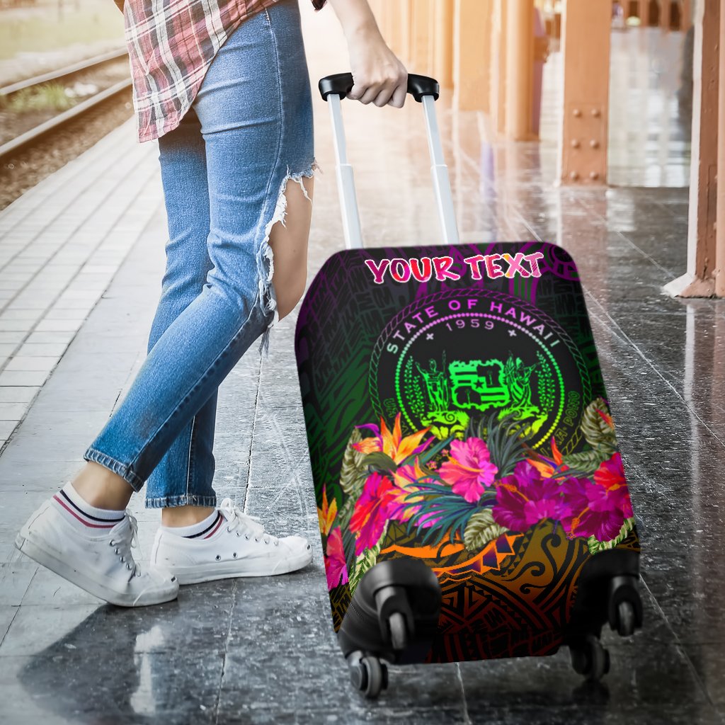 Polynesian Hawaii Personalised Luggage Covers - Summer Hibiscus - Polynesian Pride